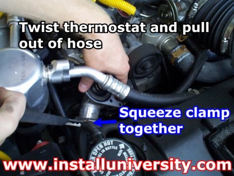 thermostat_hose_removal