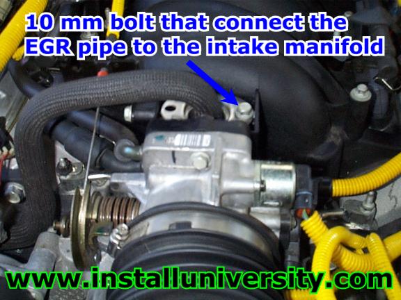 egr_pipe_intake_manifold_removal