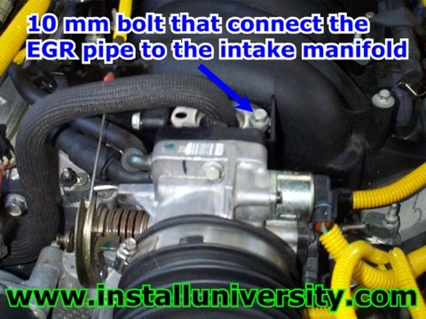 egr_pipe_intake_manifold_removal